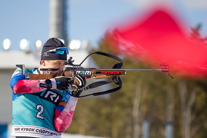 Кубок Содружества по биатлону в Тюмени. Гонка преследования. Мужчины