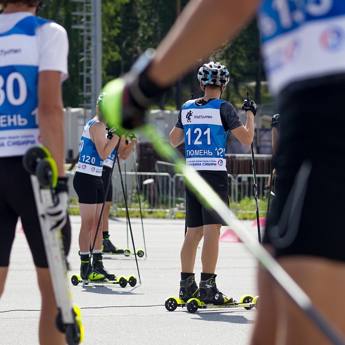 Чемпионат Тюменской области по лыжероллерам. 2-й соревновательный день. Мужчины