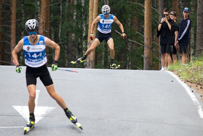 Чемпионат Тюменской области по лыжероллерам. 2-й соревновательный день. Мужчины