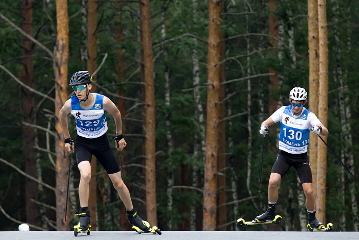 Чемпионат Тюменской области по лыжероллерам. 2-й соревновательный день. Мужчины