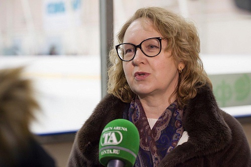 Мастер-класс Алексея Ягудина с воспитанниками отделения фигурного катания СДЮСШОР «Прибой»