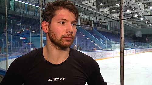 ХК «Рубин» - «Звезда» (Москва) - 1:2 ОТ. Интервью игрока гостей Сергея Толчинского