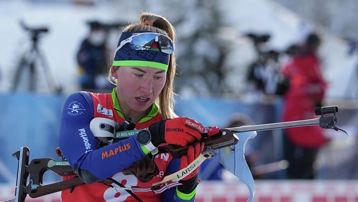 Победительница сингл-микста на Кубке России по биатлону Динара Алимбекова: «Очень рада, что есть конкуренция. Права на ошибку почти нет»