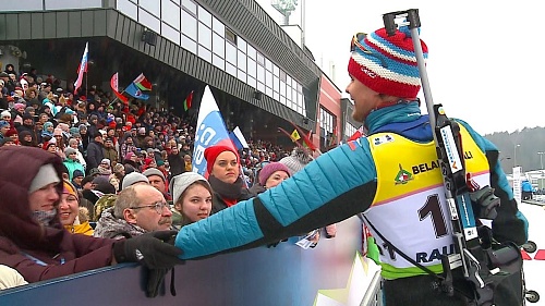 Эмоции Матвея Елисеева и его супруги Анны Щербининой сразу после финиша пасьюта ЧЕ