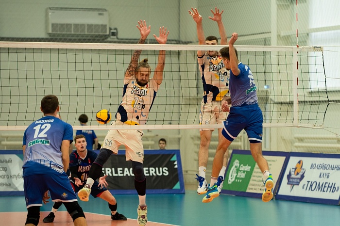 Волейболисты «Тюмени» вновь выиграли в Магнитогорске!