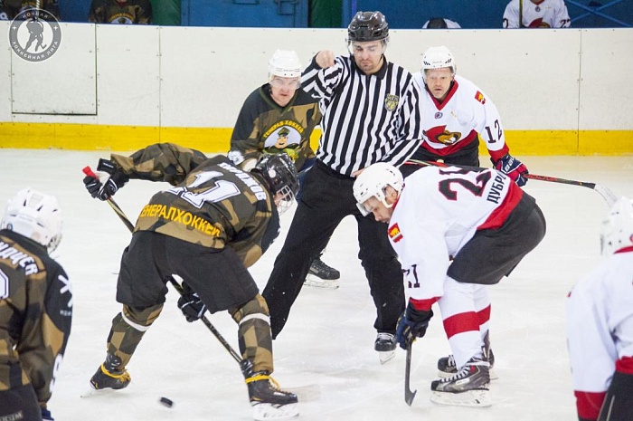 «Генерал-Хоккей» получил девять шайб от сельской команды