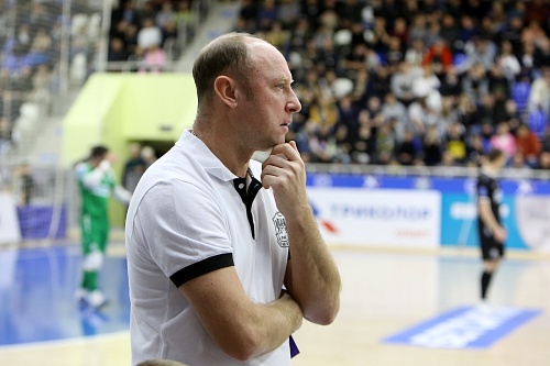 Главный тренер футзальной команды «Тюмень» Денис Абышев: «Выдержали стартовый натиск, это было важно»