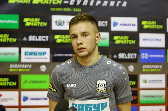 Игрок МФК «Тюмень» Василий Луценко: «В матчах с КПРФ постараемся начать победную серию, чтобы зарядиться энергией и настроением перед плей-офф»