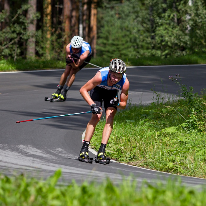 Чемпионат Тюменской области по лыжероллерам. 1-й соревновательный день. Мужчины