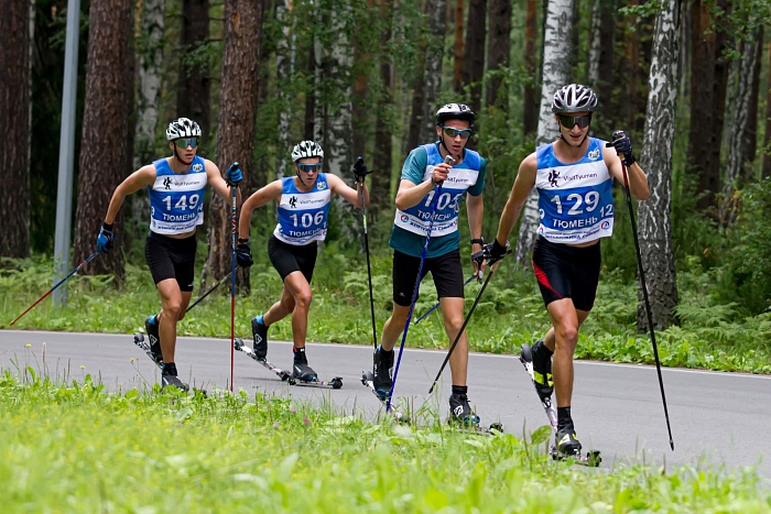 Чемпионат Тюменской области по лыжероллерам. 1-й соревновательный день. Мужчины
