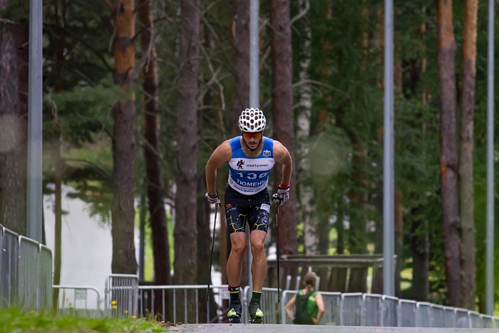 Чемпионат Тюменской области по лыжероллерам. 1-й соревновательный день. Мужчины