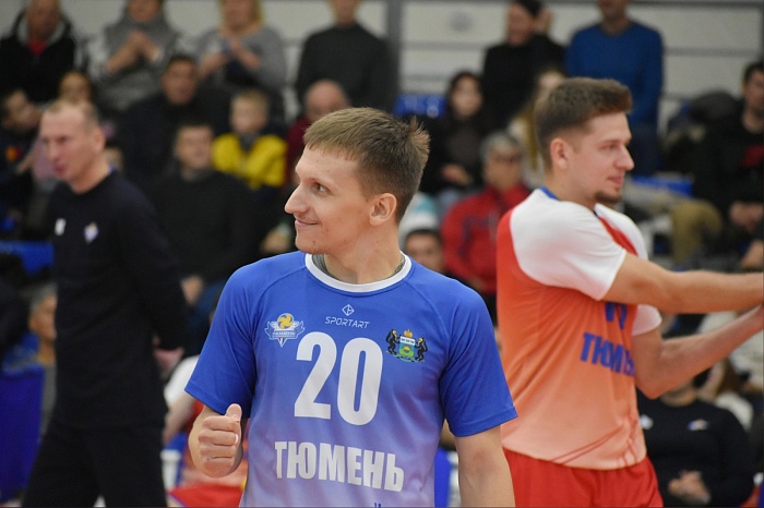 Либеро волейбольной команды «Тюмень» Пётр Лазуко: «Играми довольны, но можем лучше»