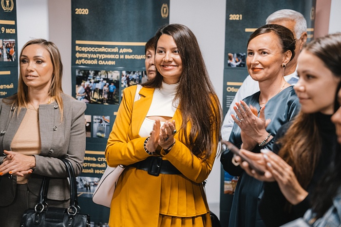 Открытие выставки об истории развития бодибилдинга в Тюменской области «Как закалялась сталь» в историческом парке «Россия – Моя история»