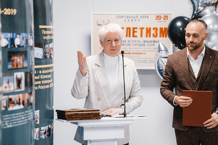 Открытие выставки об истории развития бодибилдинга в Тюменской области «Как закалялась сталь» в историческом парке «Россия – Моя история»