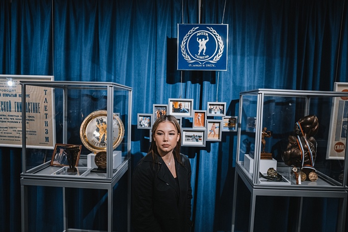 Открытие выставки об истории развития бодибилдинга в Тюменской области «Как закалялась сталь» в историческом парке «Россия – Моя история»