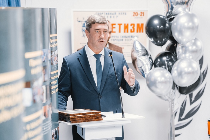 Открытие выставки об истории развития бодибилдинга в Тюменской области «Как закалялась сталь» в историческом парке «Россия – Моя история»