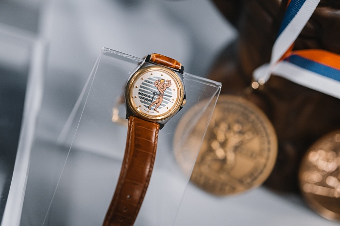 Открытие выставки об истории развития бодибилдинга в Тюменской области «Как закалялась сталь» в историческом парке «Россия – Моя история»