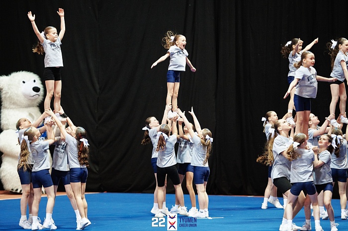 Кадр с прошедшего чемпионата и первенства Тюменской области по чир спорту