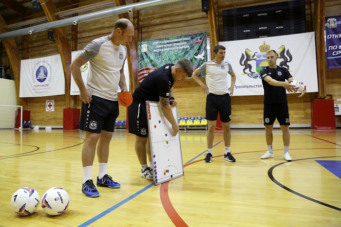 Тренировка мини-футбольного клуба «Тюмень»