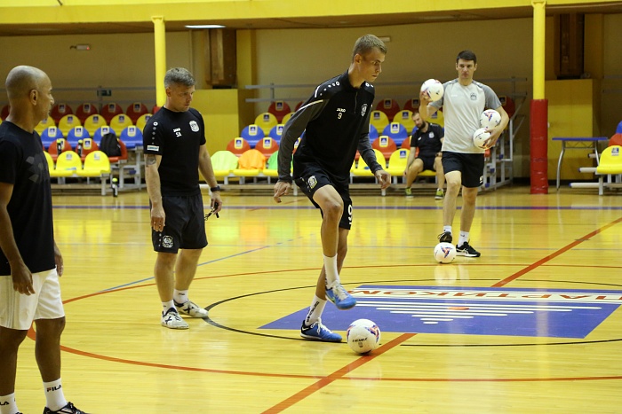 Тренировка мини-футбольного клуба «Тюмень»