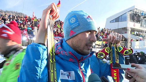 Антон Шипулин после мужского спринта ЧМ-2017