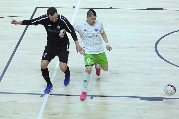 Мини-футбол. Чемпионат России. Высшая лига. Плей-офф. 1/4 финала. Первый матч. МФК «Тюмень-дубль» - «Алмаз-АЛРОСА» (Мирный) - 1:3 (0:1)