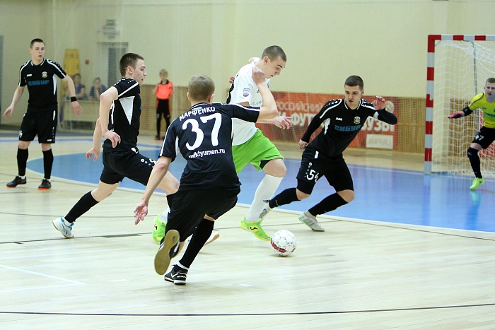 Мини-футбол. Чемпионат России. Высшая лига. Плей-офф. 1/4 финала. Первый матч. МФК «Тюмень-дубль» - «Алмаз-АЛРОСА» (Мирный) - 1:3 (0:1)