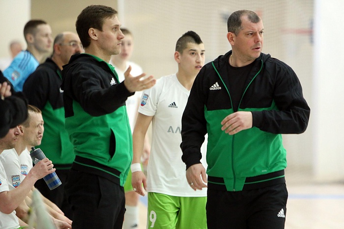 Мини-футбол. Чемпионат России. Высшая лига. Плей-офф. 1/4 финала. Первый матч. МФК «Тюмень-дубль» - «Алмаз-АЛРОСА» (Мирный) - 1:3 (0:1)