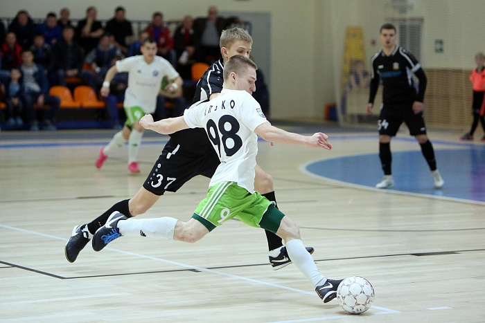 Мини-футбол. Чемпионат России. Высшая лига. Плей-офф. 1/4 финала. Первый матч. МФК «Тюмень-дубль» - «Алмаз-АЛРОСА» (Мирный) - 1:3 (0:1)