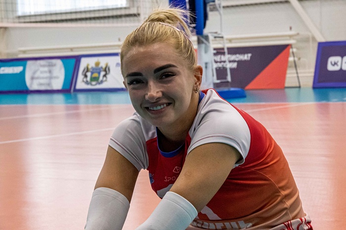 Либеро волейбольной команды «Тюмень» Виктория Дохновская: «Были партии, которые провели просто здорово»