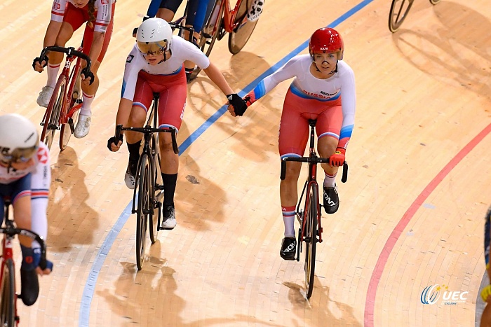 Диана Климова стала третьей в мэдисоне на Гран-при Санкт-Петербурга