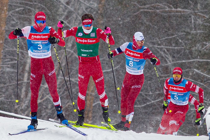 Кубок России по лыжным гонкам. 6-й этап в Тюмени. Масс-старт. Мужчины