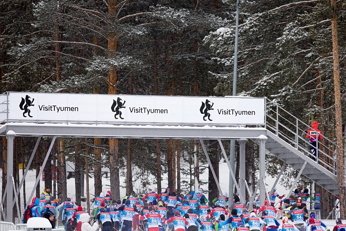 Кубок России по лыжным гонкам. 6-й этап в Тюмени. Масс-старт. Мужчины