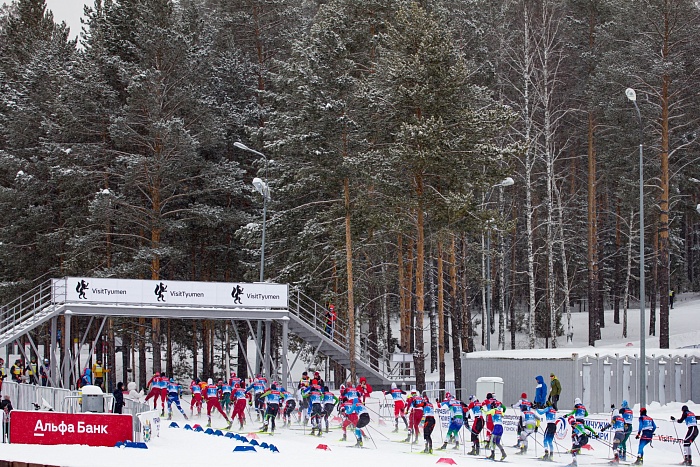 Кубок России по лыжным гонкам. 6-й этап в Тюмени. Масс-старт. Мужчины
