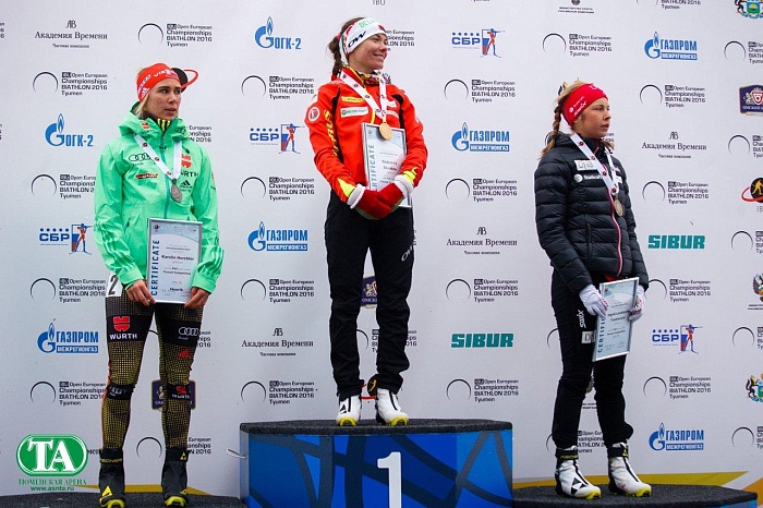 Каролин Хорхлер, Надежда Скардино и Ингрид Ландмарк Тандреволд. Фото Даниила САВИНЫХ