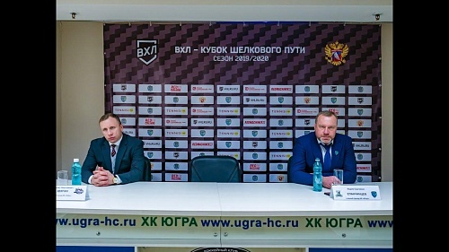 Чемпионат ВХЛ. 26 декабря. «Югра» - ХК «Рубин» - 4:3 Б. Пресс-конференция