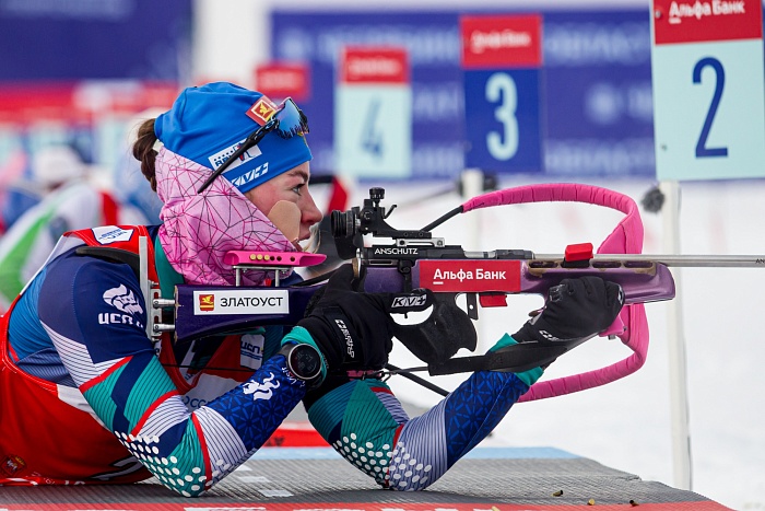 Спартакиада сильнейших по биатлону. Женская эстафета