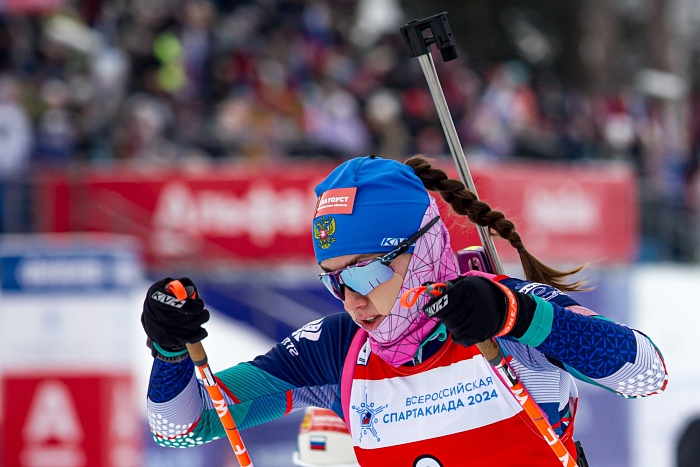 Спартакиада сильнейших по биатлону. Женская эстафета