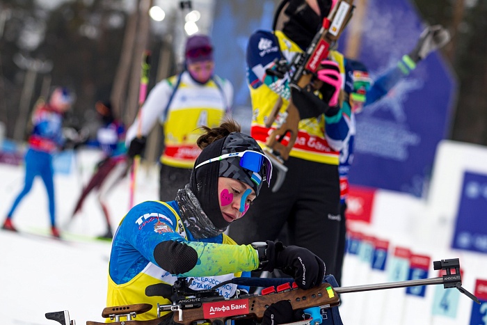 Спартакиада сильнейших по биатлону. Женская эстафета
