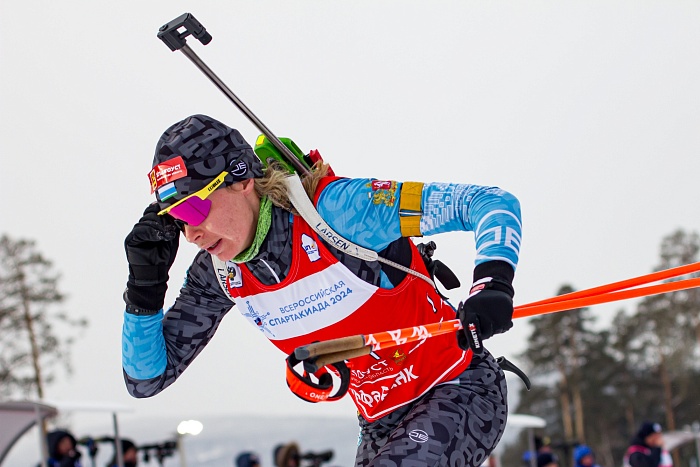 Спартакиада сильнейших по биатлону. Женская эстафета