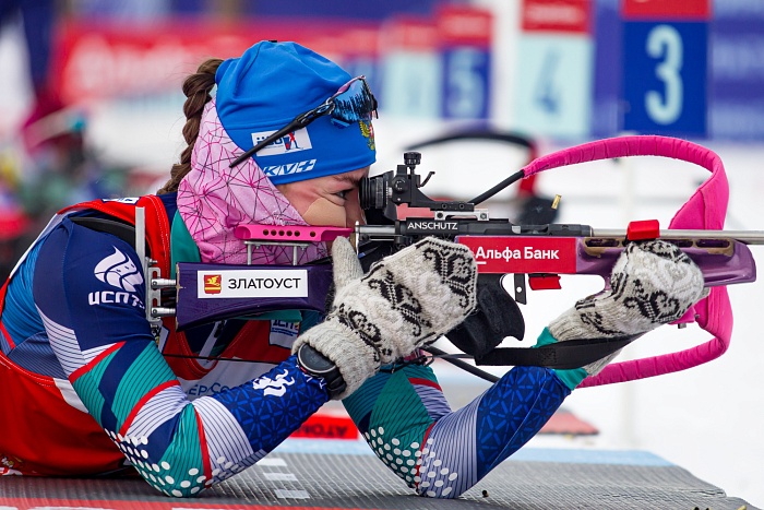 Спартакиада сильнейших по биатлону. Женская эстафета