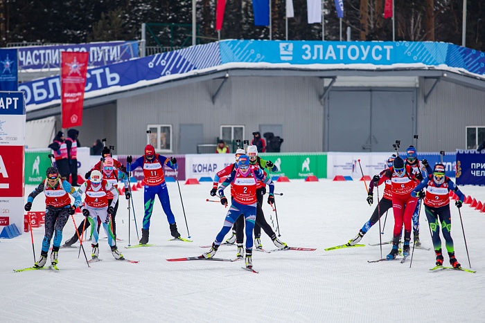 Спартакиада сильнейших по биатлону. Женская эстафета