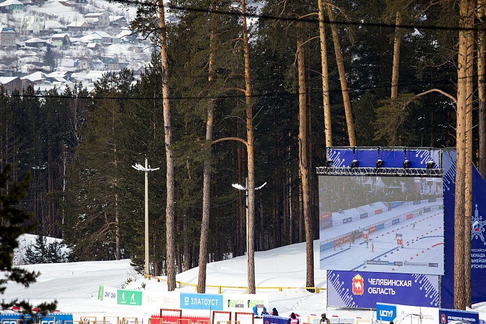 Спартакиада сильнейших по биатлону. Женская эстафета