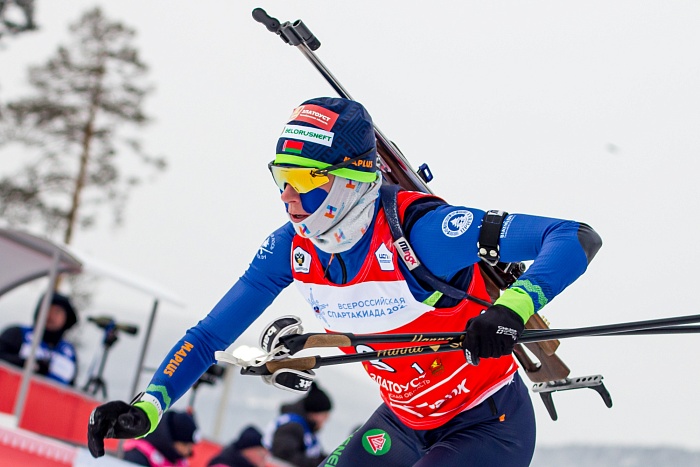 Спартакиада сильнейших по биатлону. Женская эстафета