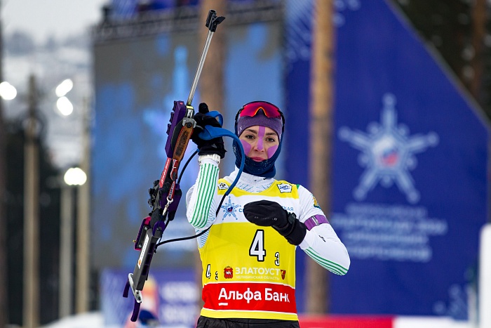 Спартакиада сильнейших по биатлону. Женская эстафета