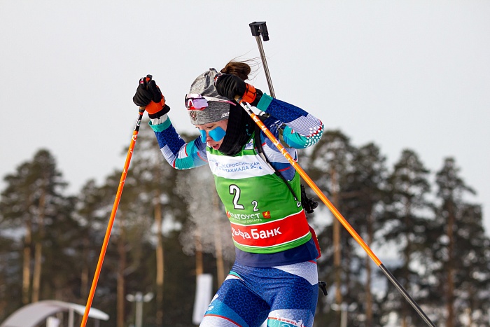 Спартакиада сильнейших по биатлону. Женская эстафета