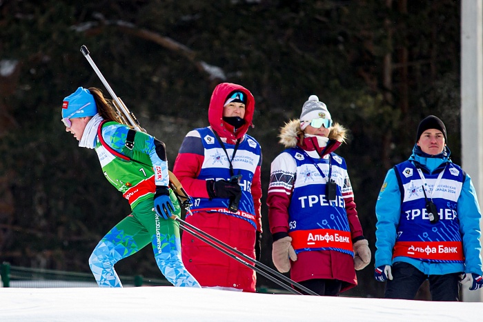 Спартакиада сильнейших по биатлону. Женская эстафета