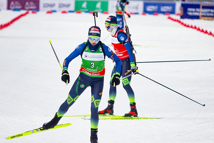 Спартакиада сильнейших по биатлону. Женская эстафета
