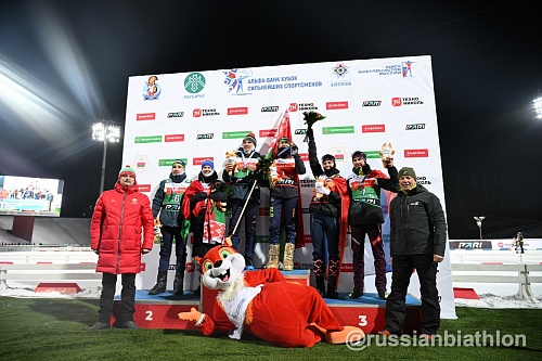 Тюменская биатлонистка Виктория Сливко выиграла бронзу в эстафете