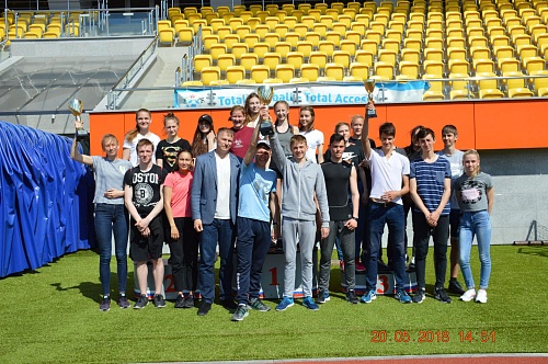 Школьники разыграли награды «королевы спорта»